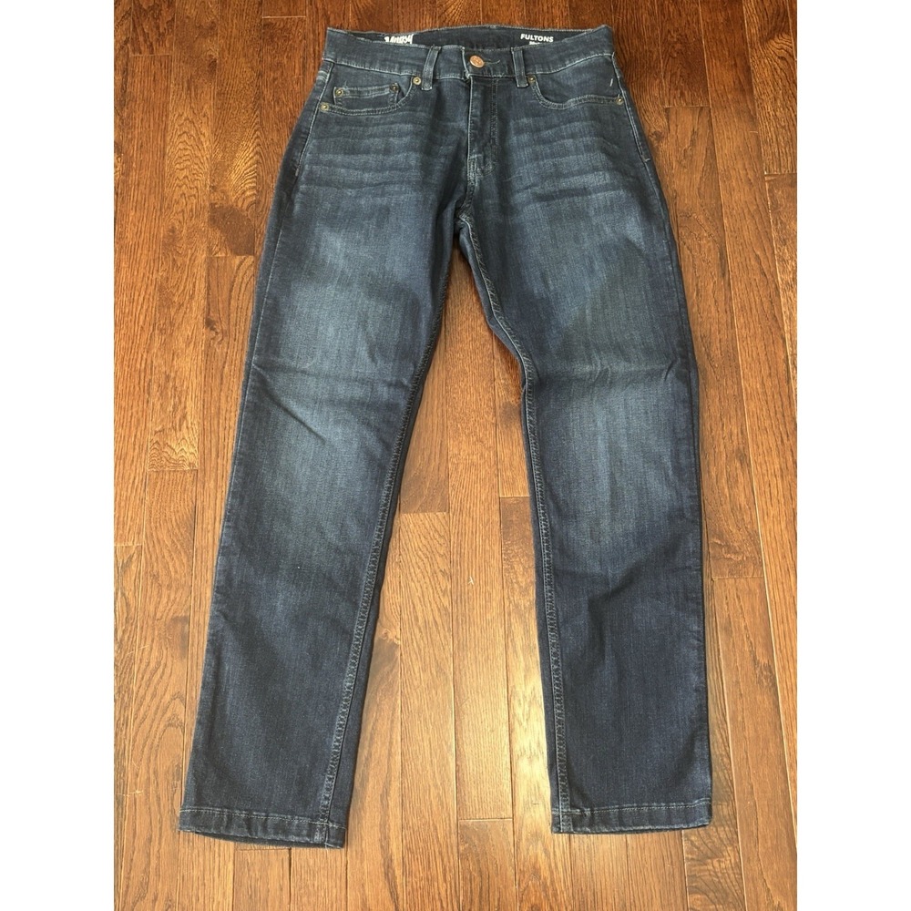 Mugsy Jeans 30x30 Blue Jeans Fultons Dark Wash Stretch  Pants